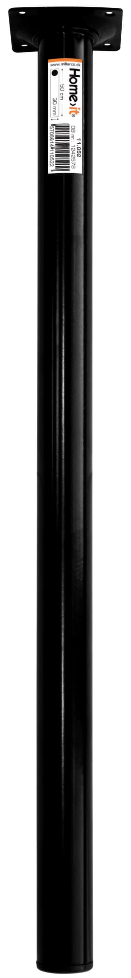 Bordsben 50 cm - dia. 30 mm - svart