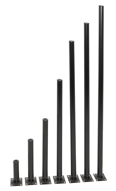Bordsben 80 cm - dia. 30 mm - svart
