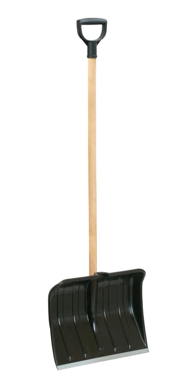 Snöskrapa med träskaft