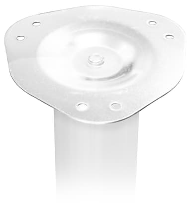 Bordsben Ø60 mm 70 cm - vit