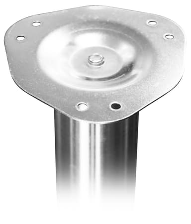 Bordsben Ø60 mm 70 cm - krom