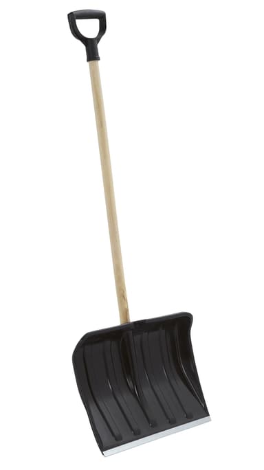 Snöskrapa med träskaft