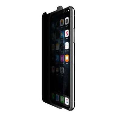 Belkin InvisiGlass, Matt skjermbeskytter, Apple, Ripebestandig, Svart, 1 stykker