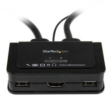 StarTech.com SV211HDUA, 1920 x 1200 piksler, Svart