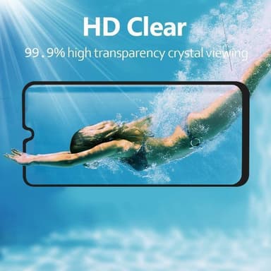 Skjermbeskytter Samsung A10 Herdet glass Gjennomsiktig 2-pakning