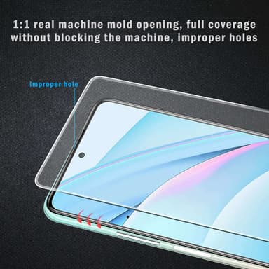 Skjermbeskytter Xiaomi Poco X3 Pro Herdet glass 2-pakning