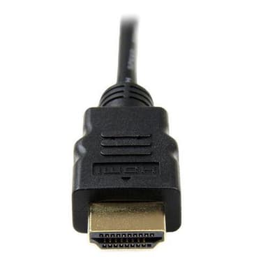 StarTech.com HDADMM50CM, 0,5 m, HDMI Type A (Standard), HDMI Type D (Mikro), 3D, Svart