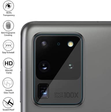 Samsung Galaxy S20 Plus 3-pakke kameralinsedeksel