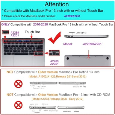 MacBook Pro 13 ""Cover PC Black