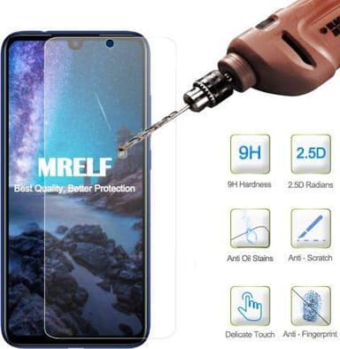 Skjermbeskytter Xiaomi Redmi Note 8 Herdet glass 2-pakke