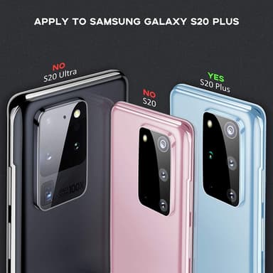 Samsung Galaxy S20 Plus 3-pakke kameralinsedeksel