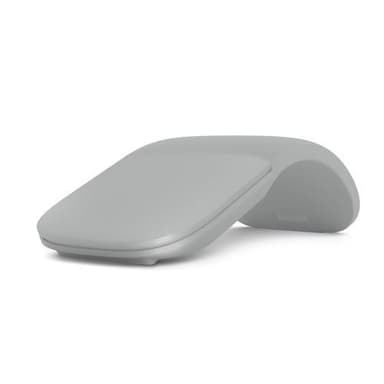 Microsoft Surface Arc Mouse, Ambidekstriøs, BlueTrack, Bluetooth, 1000 DPI, Grå