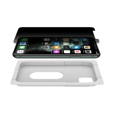 Belkin Invisi Glass, Matt skjermbeskytter, Apple, Sjokkresistent, Svart, 1 stykker
