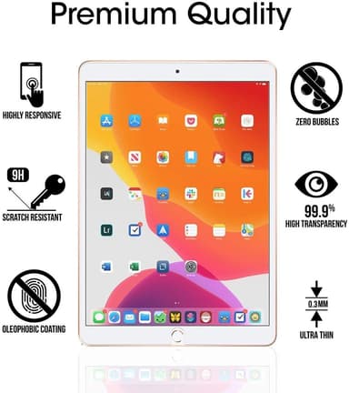 iPad mini 1/2/3 (9,7 tommer) skjermbeskytter herdet glass