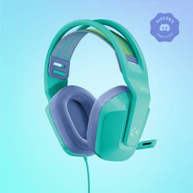 Logitech G335 gaming headset (mint)