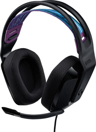 Logitech G335 gaming headset (sort)