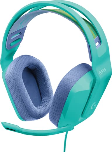 Logitech G335 gaming headset (mint)