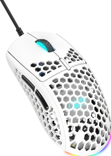 JLT Edge Ultralight gamingmus (hvit)