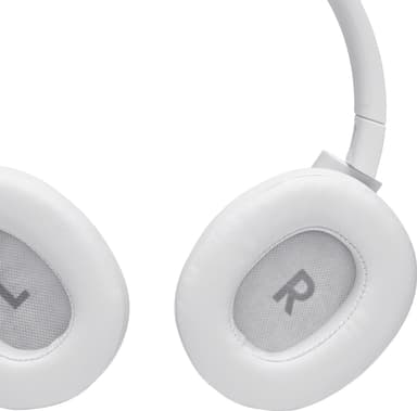 JBL Tune 710BT trådløse around-ear hodetelefoner (hvit)