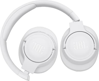 JBL Tune 710BT trådløse around-ear hodetelefoner (hvit)