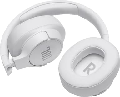 JBL Tune 710BT trådløse around-ear hodetelefoner (hvit)