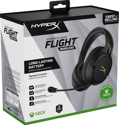 HyperX Cloud Flight X trådløst gaming headset