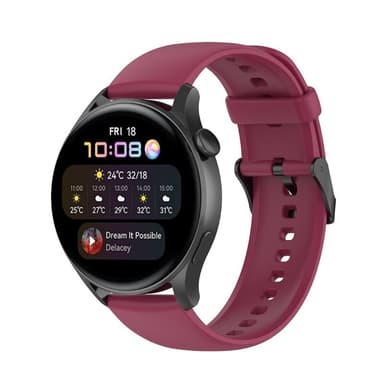 Sport armbånd Huawei Watch 3 - Burgunder