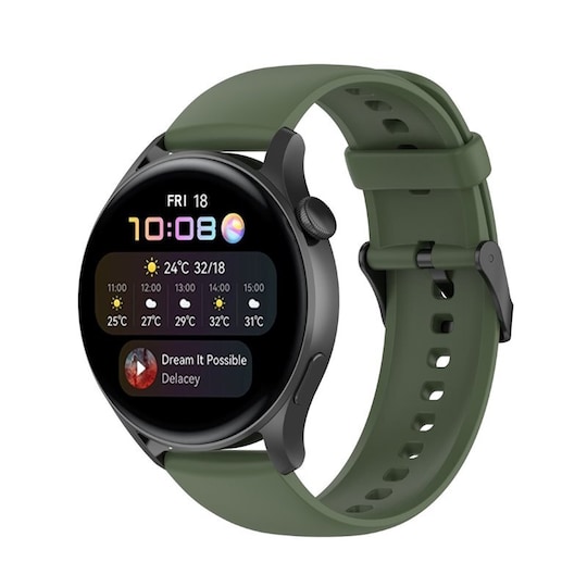 Sport armbånd Huawei Watch 3 Pro - Mørkgrønn
