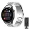 Armbånd Rustfritt stål Huawei Watch 3 Pro - Sølv