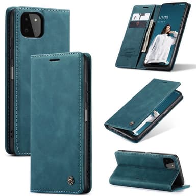CaseMe Smart FlipCase Samsung Galaxy A22 5G  - Blå