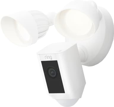 Ring Floodlight Cam Plus sikkerhetskamera (hvit)