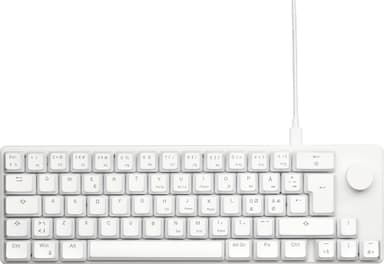 JLT Loop kompakt mekanisk RGB gamingtastatur (hvit)
