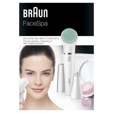 Braun 3-in-1 FaceSpa ansiktsepilator SE853V
