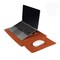 Laptopveske og bærbar datamaskinstøtte i en 13 ", brun