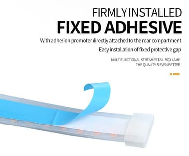 LED-stripe til bilens frontlykter 2 stk Hvit / Oransje
