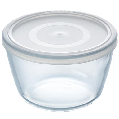 Rund form med plastlokk 12cm / 0,6L Cook & Freeze