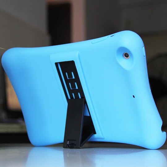 iPad Mini 1/2/3 silikonetui med støtte, blå