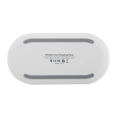 Q100 trådløs lader iPhone X 10W Hvit