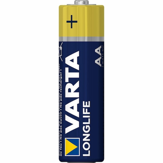 Varta Longlife AA batteri (4-pakk)