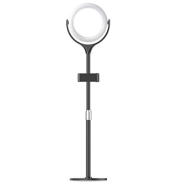 Selfie-lampe LED-ring (20 cm) med stativ (40 cm) og mobilholder