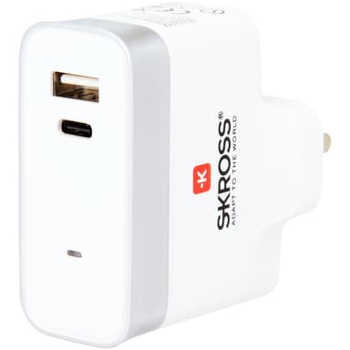 USB-lader USB-C 5.4A Storbritannia