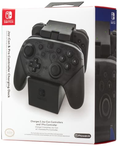 PowerA Nintendo Joy-Con-/Pro-kontroll ladestasjon