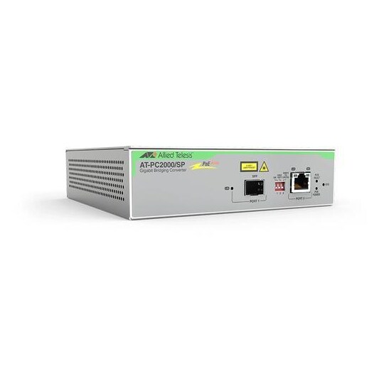 Allied Telesis AT-PC2000/SP-60, 1000 Mbit/s, 14880 pps, 148880 pps, 1488000 pps, SFP, Koblet med ledninger (ikke trådløs)