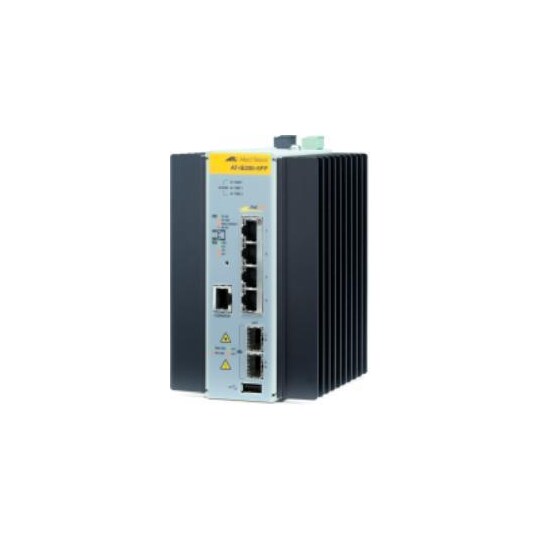 Allied Telesis AT-IE200-6FP-80, Håndtert, L2, Fast Ethernet (10/100), Strøm over Ethernet (PoE), Kan monteres på vegg