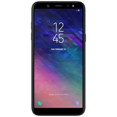 Samsung Galaxy A6 smarttelefon (sort)
