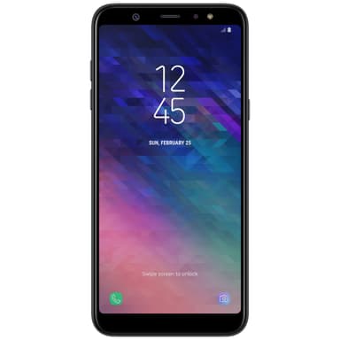 Samsung Galaxy A6 Plus smarttelefon (sort)