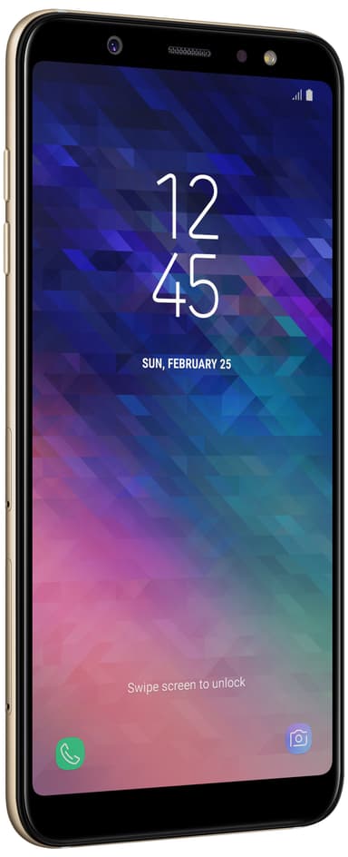Samsung Galaxy A6 Plus smarttelefon (gull)