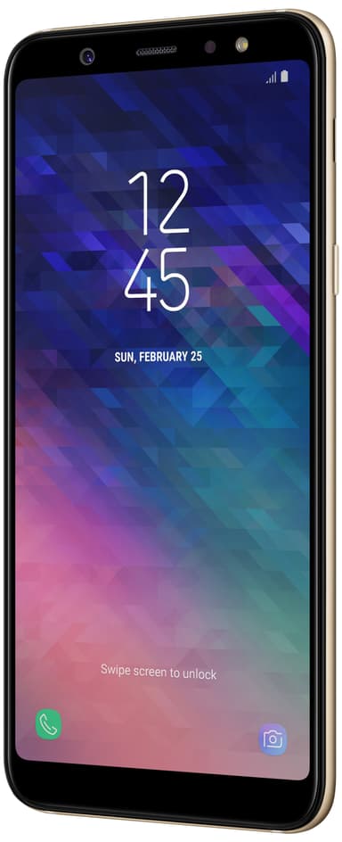 Samsung Galaxy A6 Plus smarttelefon (gull)