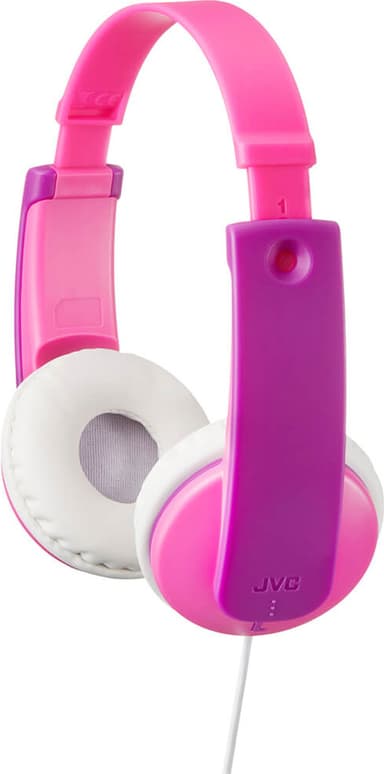 JVC Kids KD7 85dB on-ear hodetelefoner (rosa)