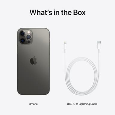 iPhone 12 Pro - 5G smarttelefon 128 GB (grafitt)